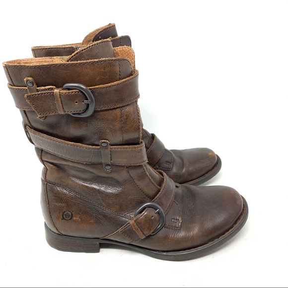 born portia buckle boot